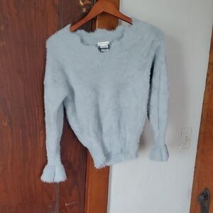 Main Strip Blue Crew Neck Sweater